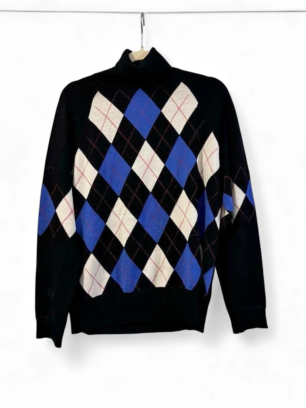 Pendleton Argyle Wool Sweater Size Medium